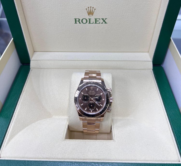 Rolex Daytona Chocolate Dial Full Rose Gold 116505
