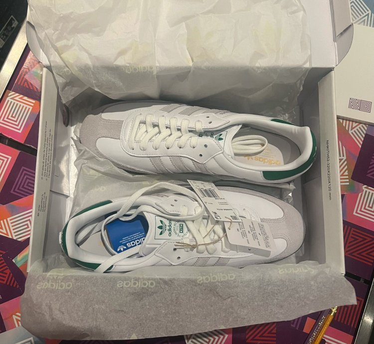 Size 12 Kith Adidas Samba Og White