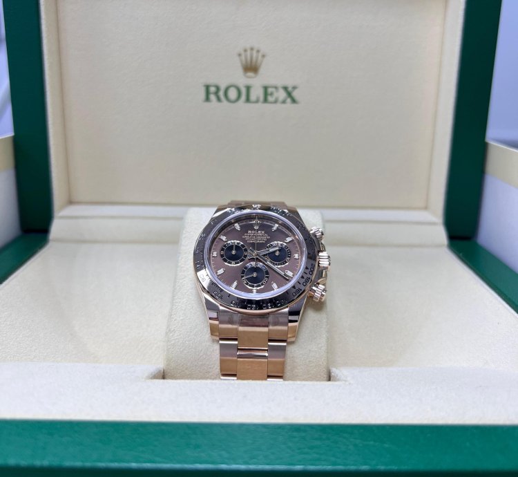 Rolex Daytona Chocolate Dial Full Rose Gold 116505