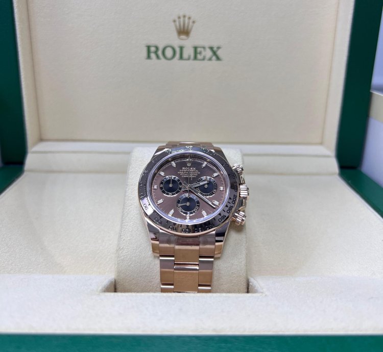 Rolex Daytona Chocolate Dial Full Rose Gold 116505