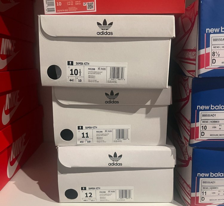 Size 12 Kith Adidas Samba Og White