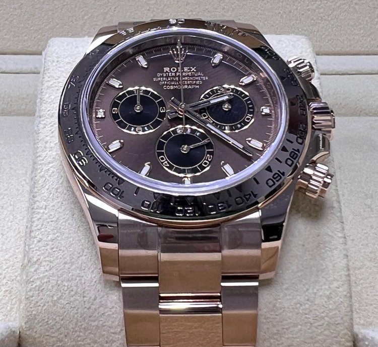 Rolex Daytona Chocolate Dial Full Rose Gold 116505