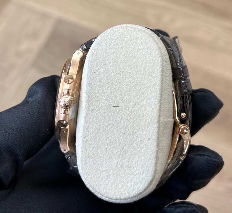 Patek Philippe Nautilus 2018 5712r-001 Rose Gold Brown Leather Strap