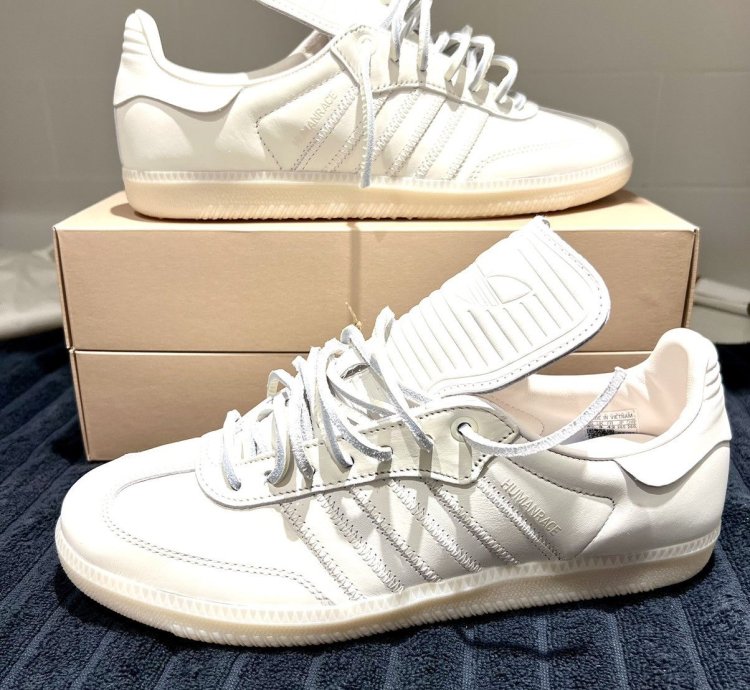 Size 8 5 Pharrell Humanrace Adidas Samba Og In Cloud White