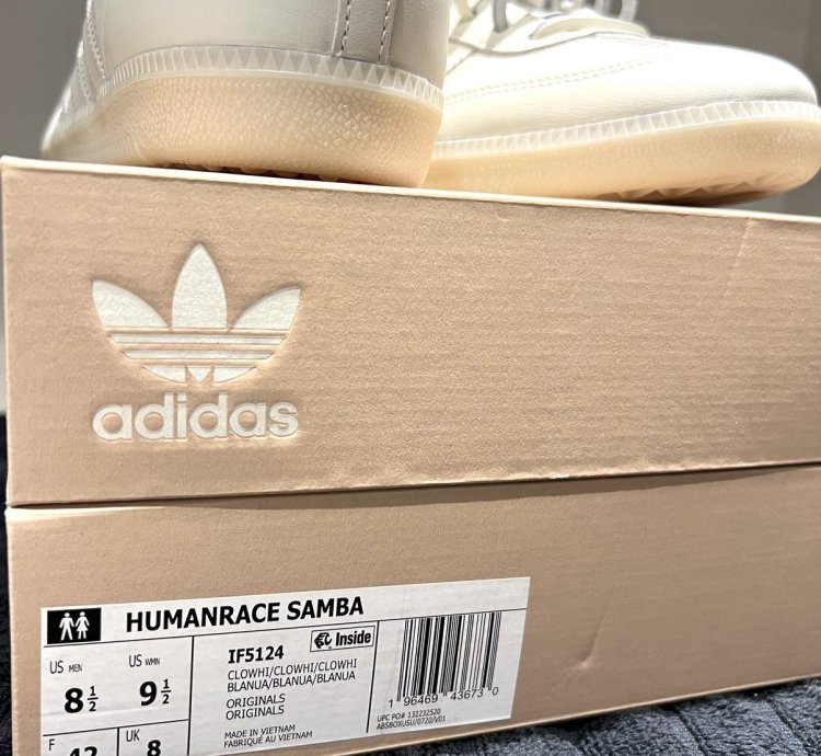 Size 8 5 Pharrell Humanrace Adidas Samba Og In Cloud White
