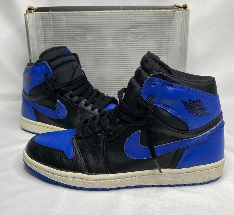 2001 Nike Air Jordan 1 One Royal Size 9 With Box