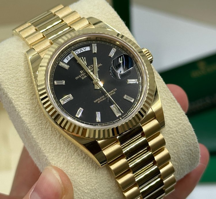 Rolex Day-date 40 228238a Black Diamond