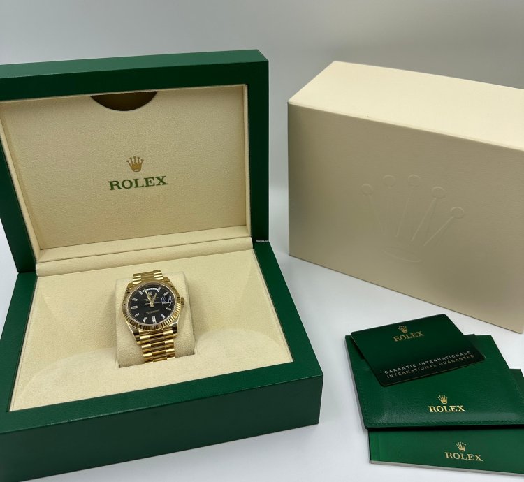 Rolex Day-date 40 228238a Black Diamond
