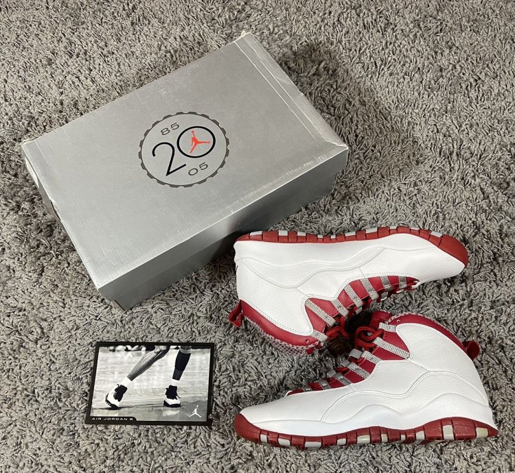 2005 Jordan 10 Retro Red Steel Rare Collectible
