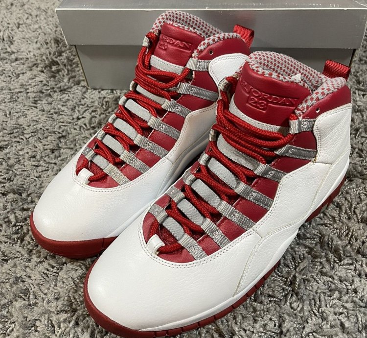 2005 Jordan 10 Retro Red Steel Rare Collectible