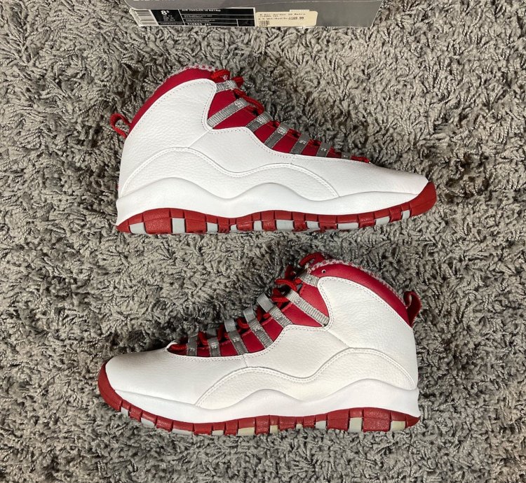 2005 Jordan 10 Retro Red Steel Rare Collectible