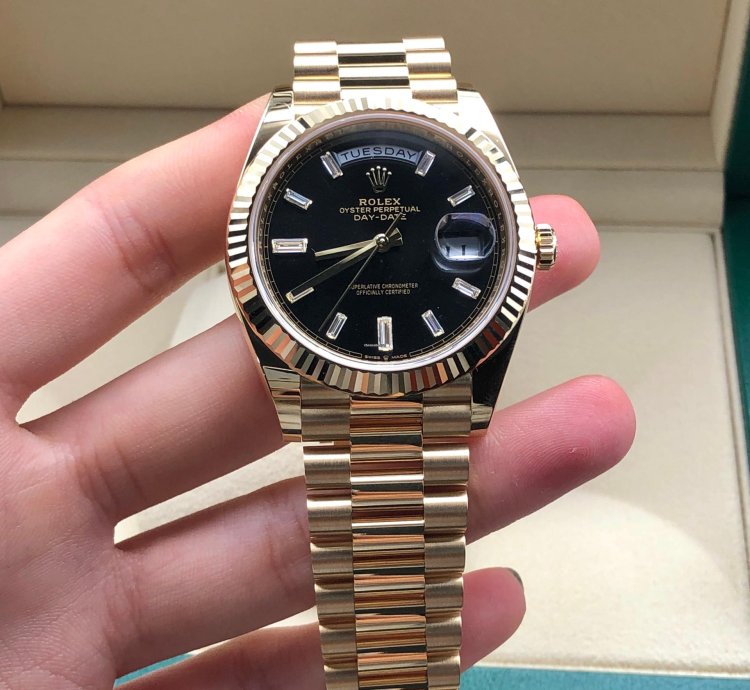 Rolex Day-date 40 228238a Black Old Card 2020