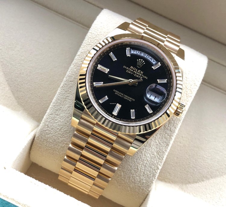 Rolex Day-date 40 228238a Black Old Card 2020
