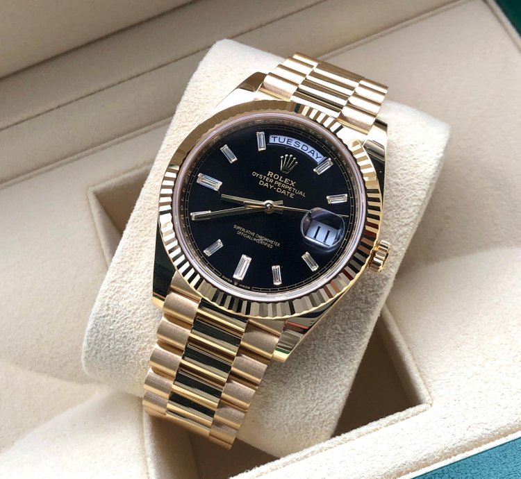 Rolex Day-date 40 228238a Black Old Card 2020