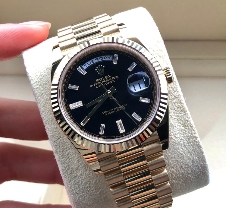 Rolex Day-date 40 228238a Black Old Card 2020