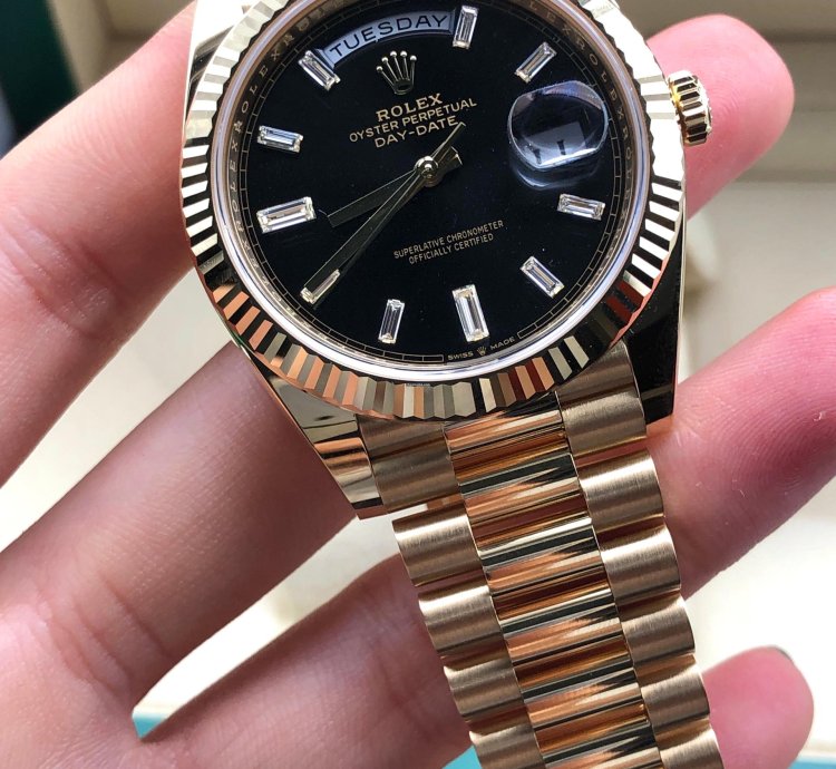 Rolex Day-date 40 228238a Black Old Card 2020