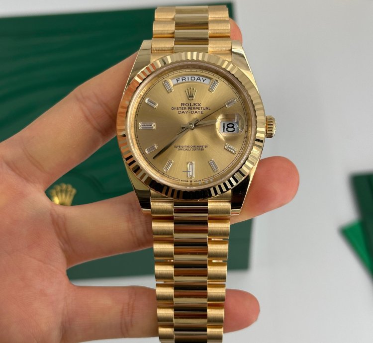Rolex Day-date 40 228238a Champ Diamonds