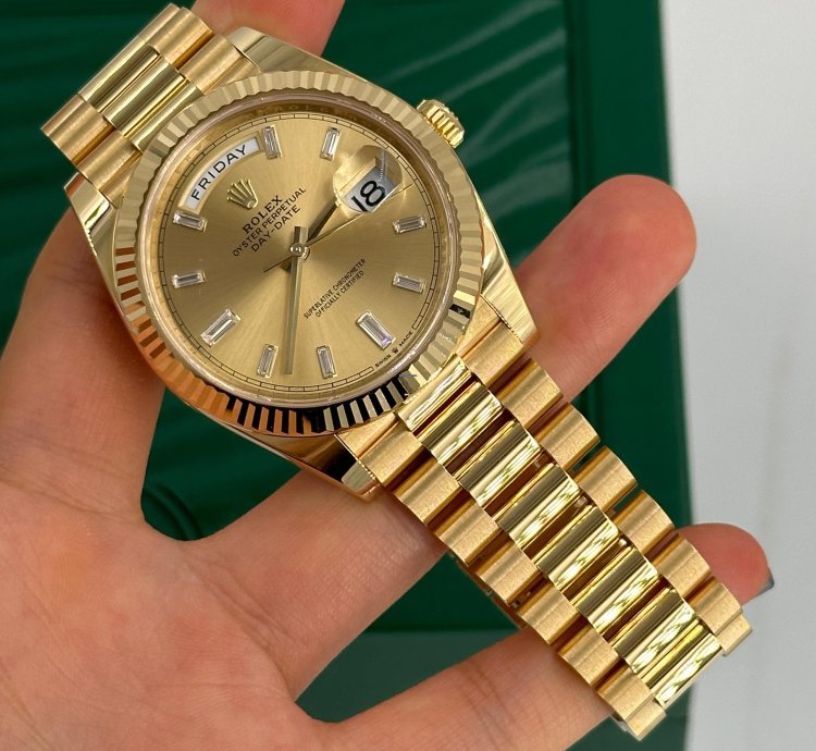 Rolex Day-date 40 228238a Champ Diamonds
