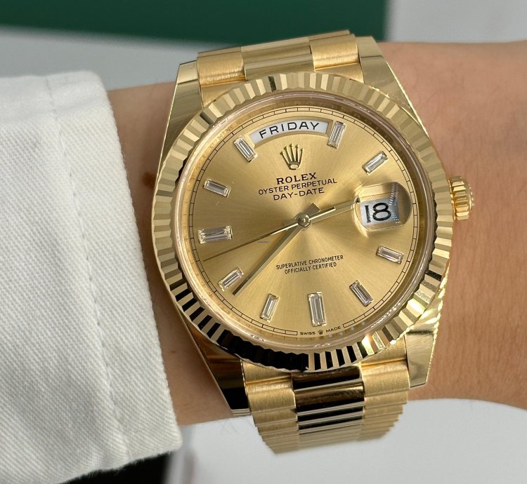 Rolex Day-date 40 228238a Champ Diamonds