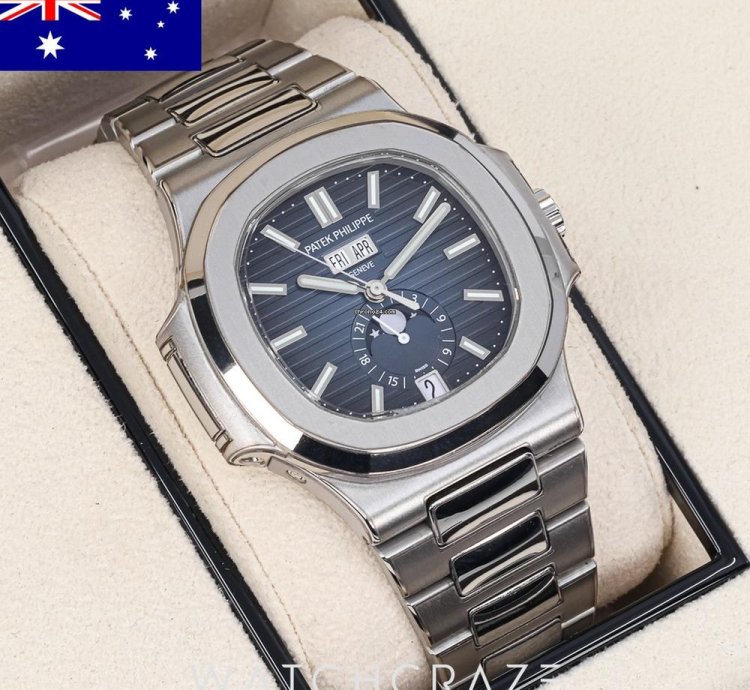 Patek Philippe Nautilus 2024 Patek Philippe Nautilus Annua Calendar Moon Phase 5726 1a-014