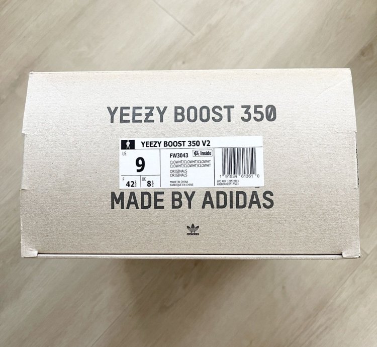 Steal Adidas Yeezy Boost 350 V2 Cloud White - Size 9