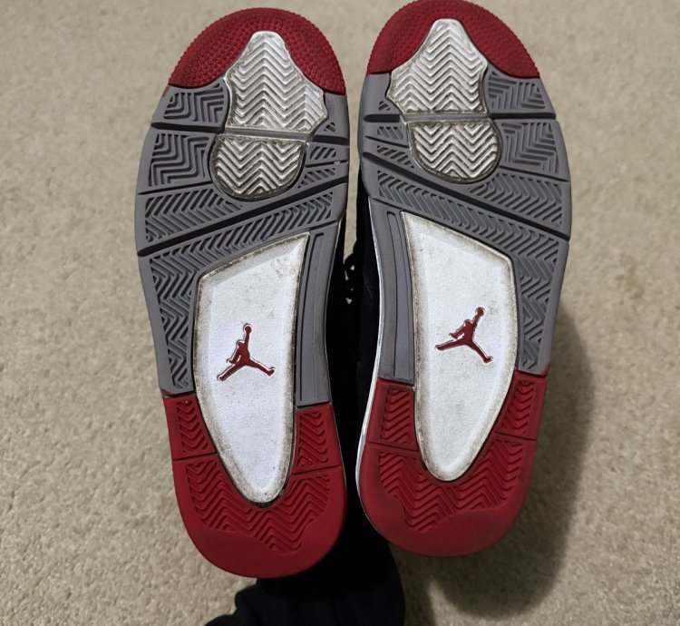 2012 Black Cement Bred 4s Size 8
