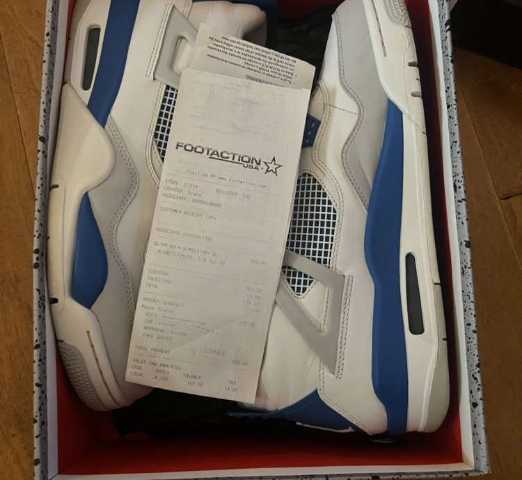 2012 Jordan 4 Retro Military Blue