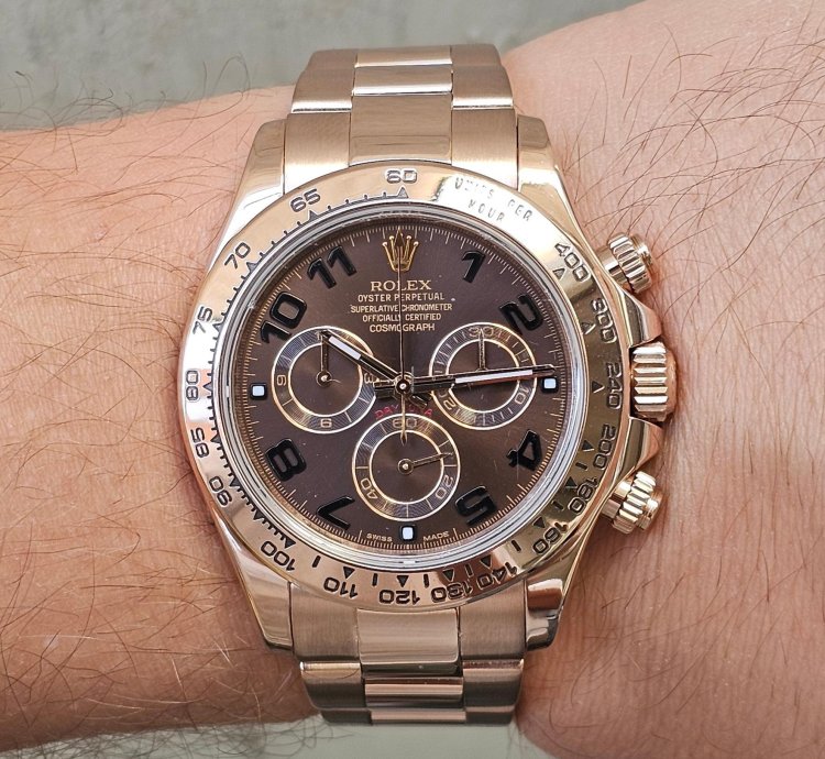 Rolex Daytona Chronograph - 116505 - Choco Arabic Dial - Box Only - Random Serial - Mint