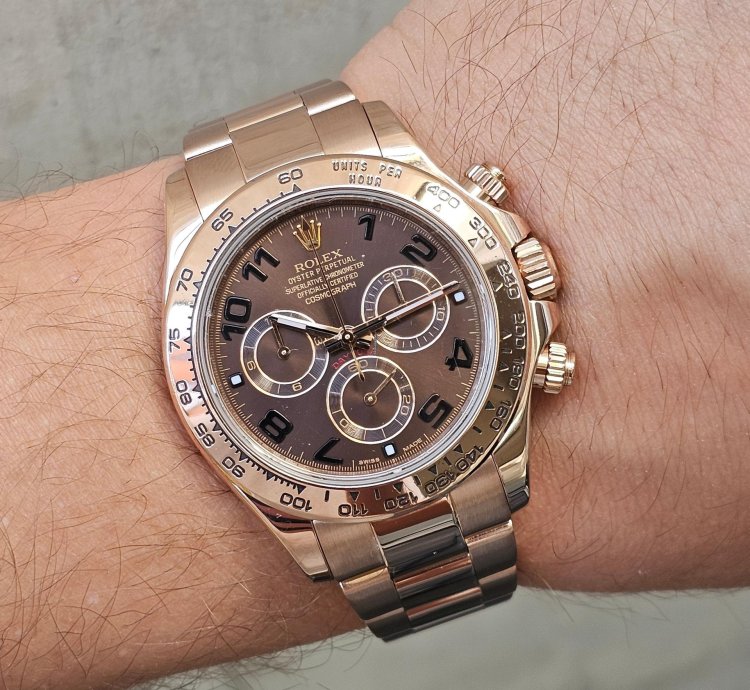 Rolex Daytona Chronograph - 116505 - Choco Arabic Dial - Box Only - Random Serial - Mint