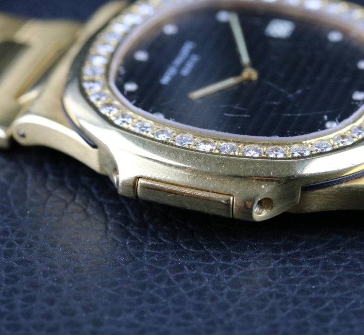Patek Philippe Nautilus 3700 - Diamond Bezel - Only Watch - Circa 1980