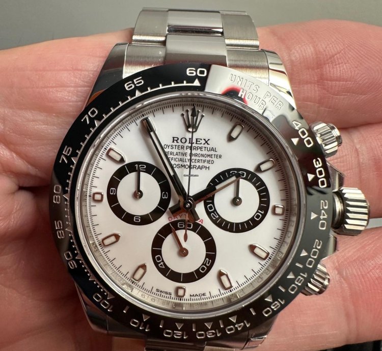 Rolex Daytona Chronograph Panda New Never Sized Or Worn Full Set