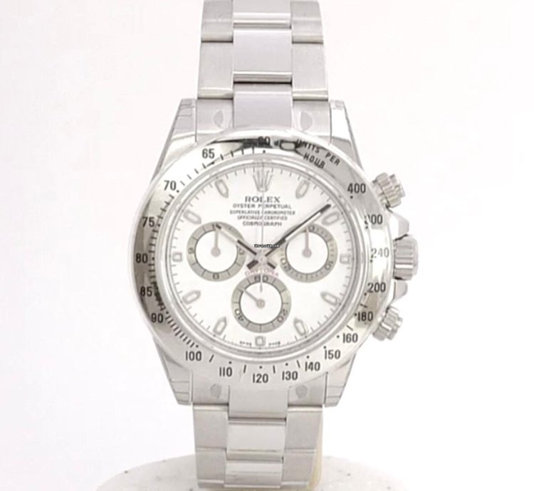 Rolex Daytona Chronograph Stahl Box Papiere Ref 116520 Ovp Ungetragen Verklebt