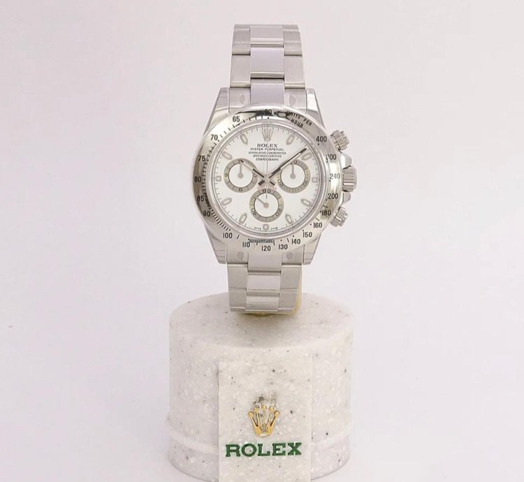 Rolex Daytona Chronograph Stahl Box Papiere Ref 116520 Ovp Ungetragen Verklebt