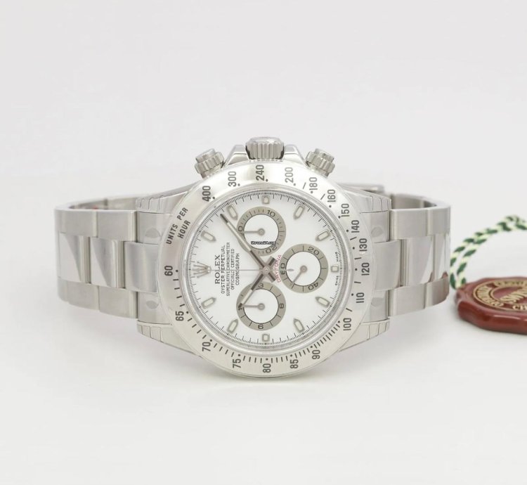 Rolex Daytona Chronograph Stahl Box Papiere Ref 116520 Ovp Ungetragen Verklebt