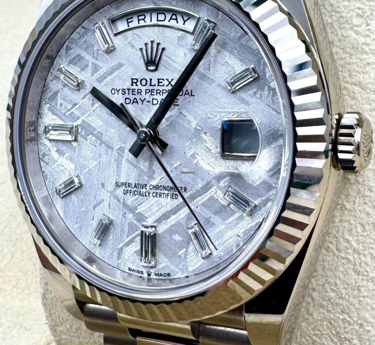 Rolex Day-date 40 228239 40mm White Gold Meteorite Dial Unworn 2024