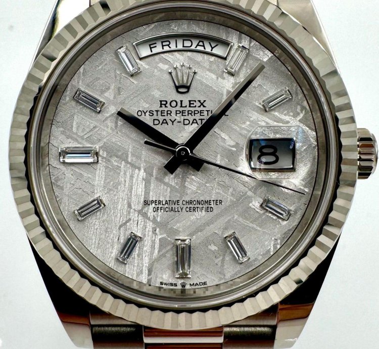Rolex Day-date 40 228239 40mm White Gold Meteorite Dial Unworn 2024