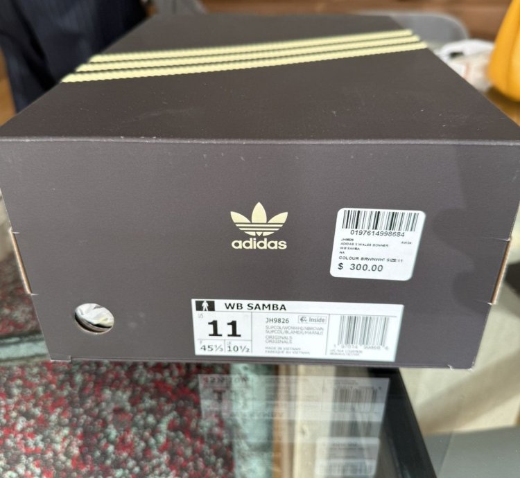 Wales Bonner Adidas Brown Croc Embossed Sambas