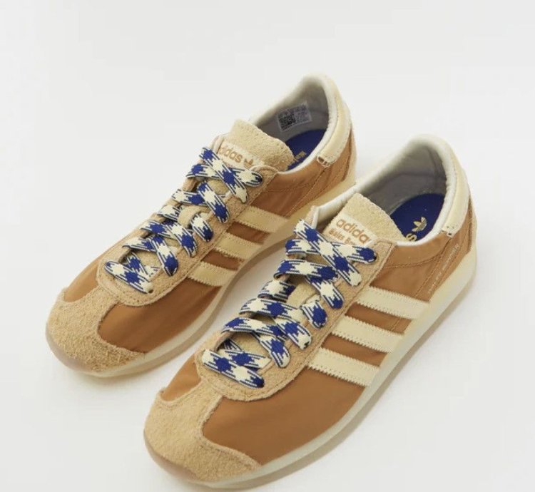 Wales Bonner Adidas Country Samba Shoes Cream Tan