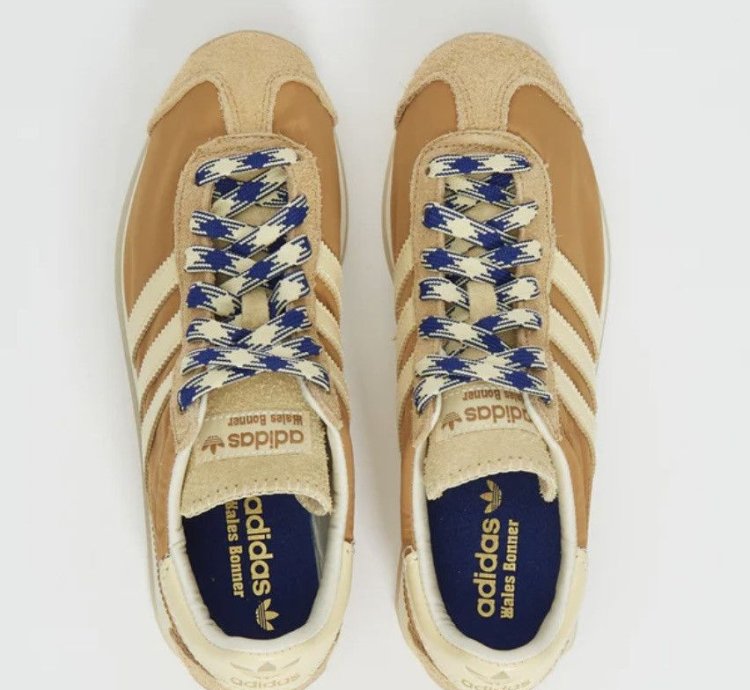 Wales Bonner Adidas Country Samba Shoes Cream Tan