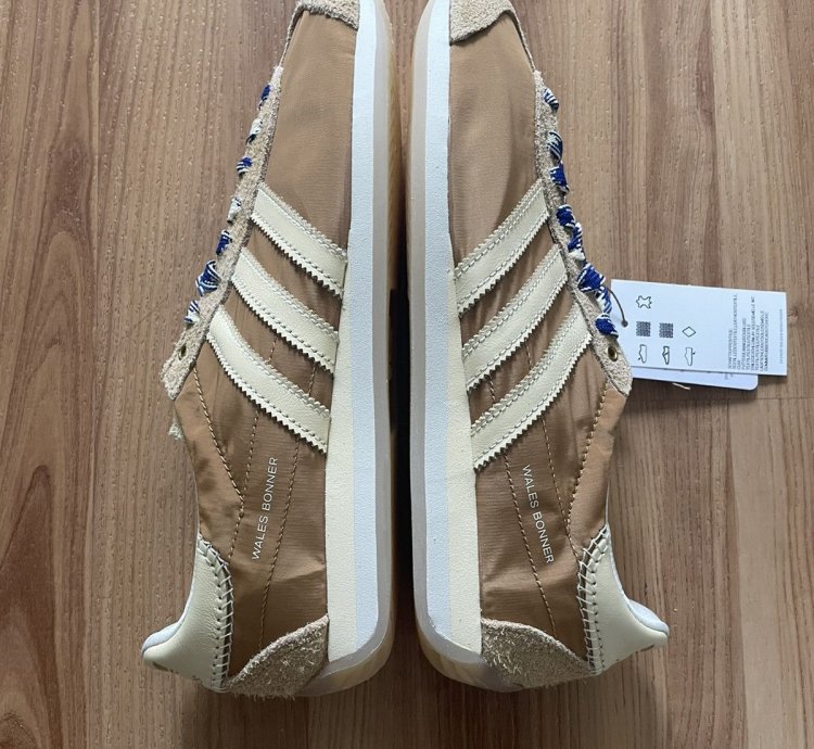 Wales Bonner Adidas Country Samba Shoes Cream Tan