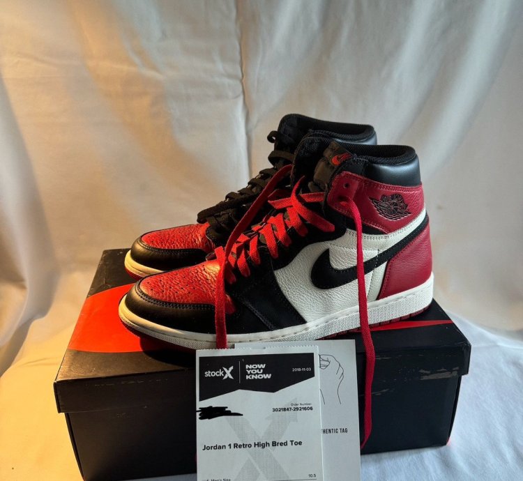 2018 Jordan 1 Retro High Og Bred Toe