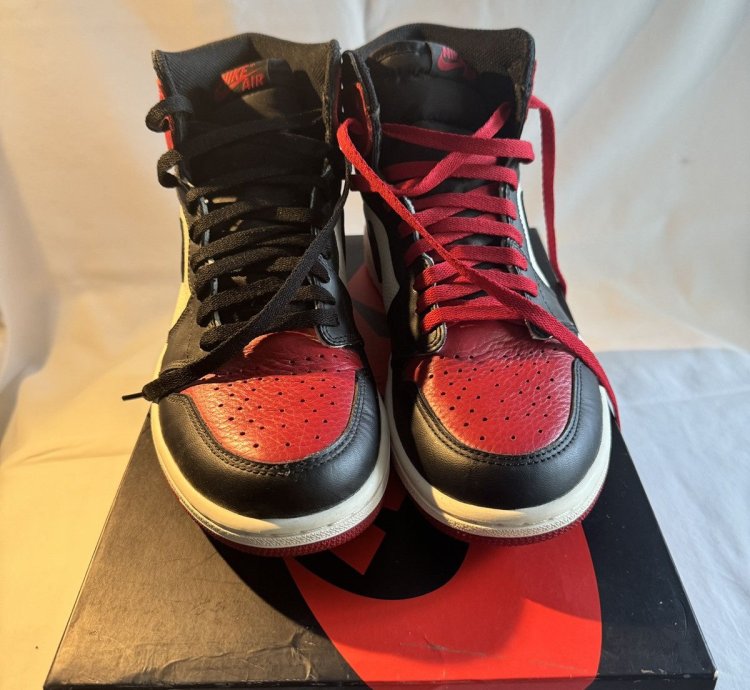 2018 Jordan 1 Retro High Og Bred Toe