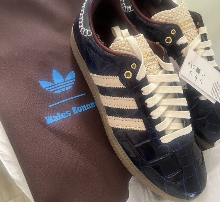 Wales Bonner Adidas Croc Samba Navy