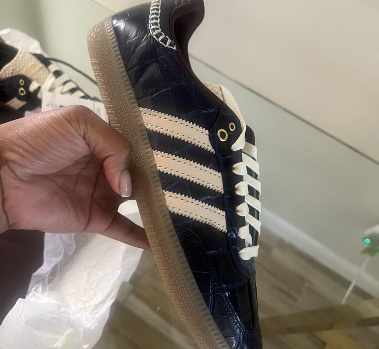 Wales Bonner Adidas Croc Samba Navy