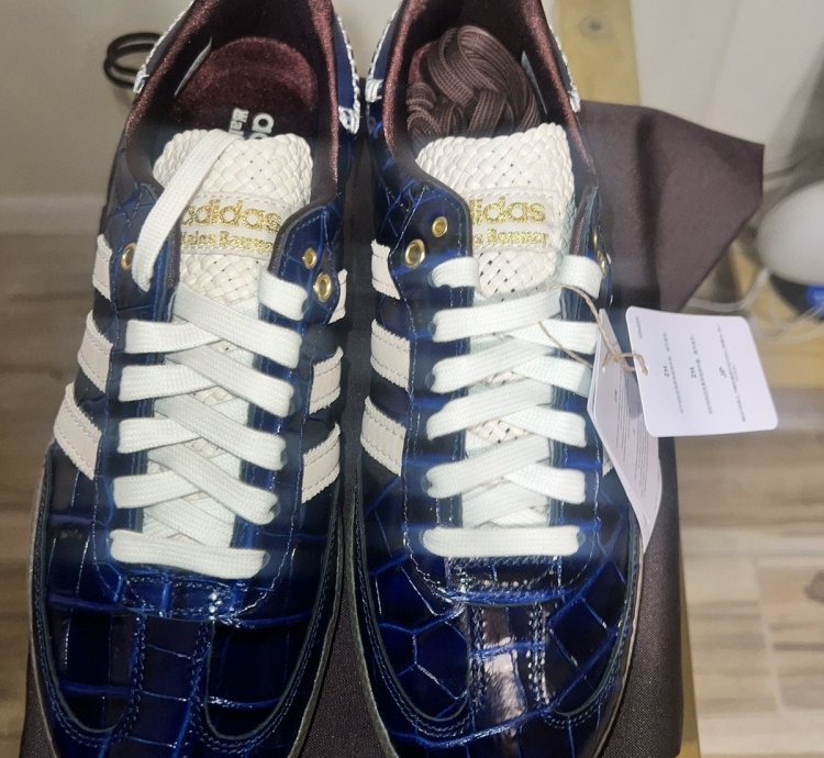 Wales Bonner Adidas Croc Samba Navy