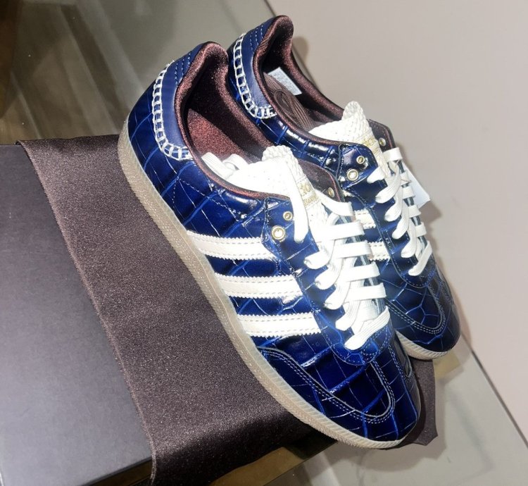 Wales Bonner Adidas Croc Samba Navy
