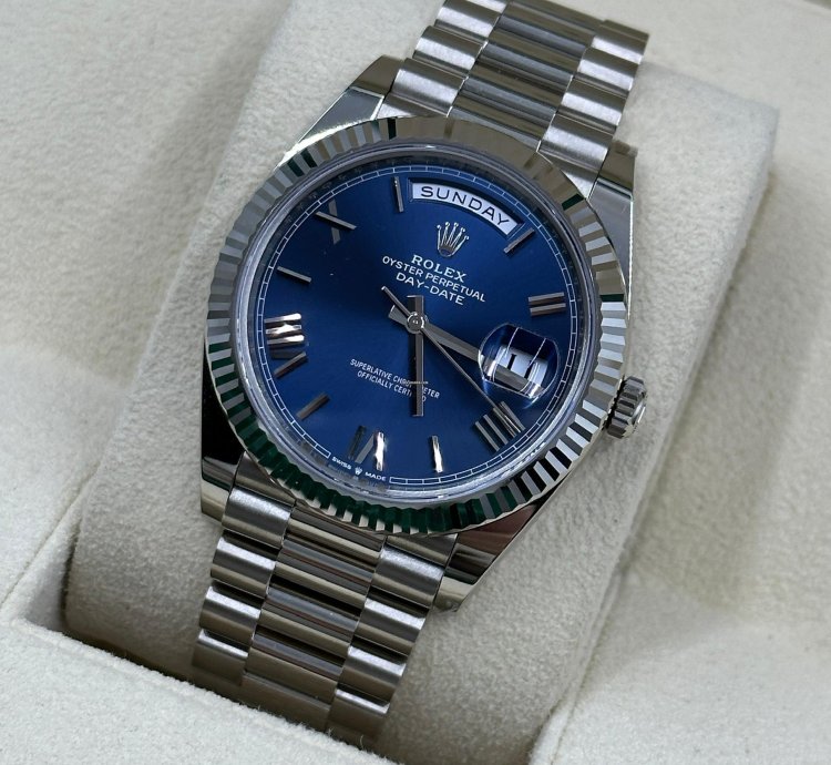 Rolex Day-date 40 228239 Blue Roman
