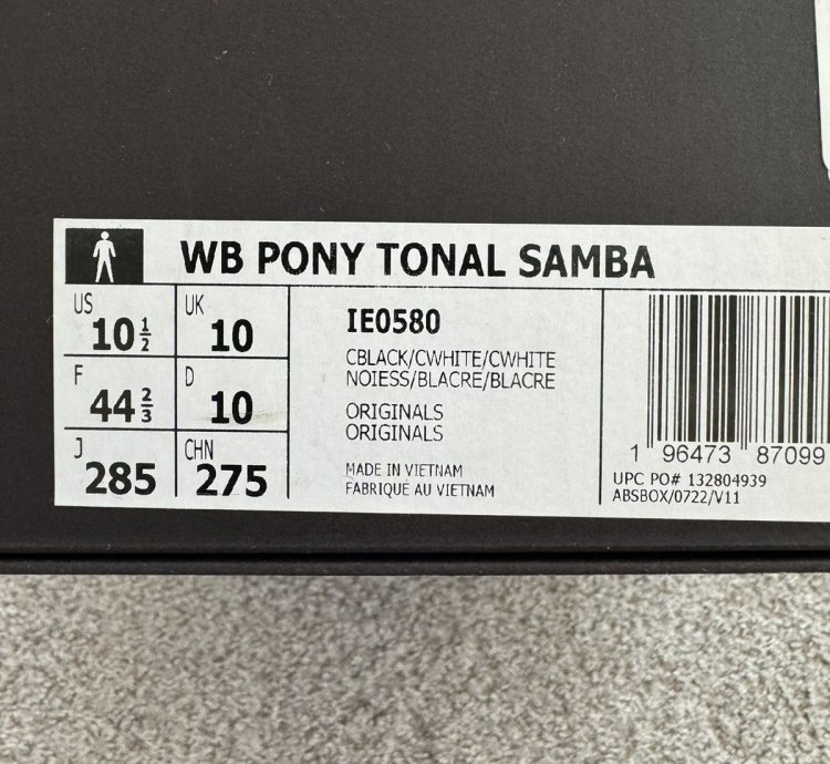 Wales Bonner Adidas Pony Hair Samba