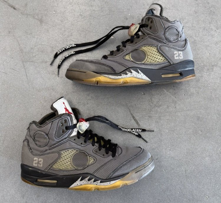 2020 Jordan 5 Retro Off-white Muslin