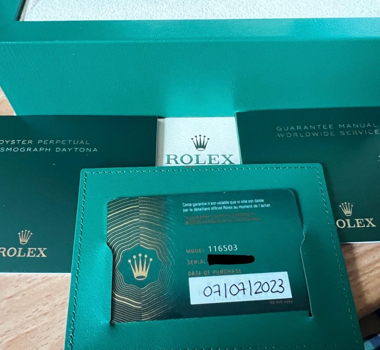 Rolex Daytona Cosmograph 116503 - Full Set - Ungetragen - 2023 - Neu Rolex Daytona - Neu - Full Set - 07 23 - Teilverklebt